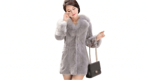 chengyang donna giacca lunga pelliccia sintetica